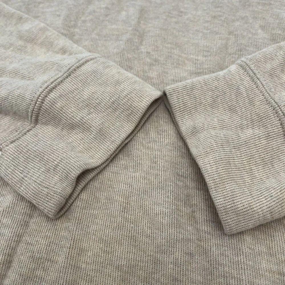 Polo Ralph Lauren Sweater Men's XL Beige Estate Rib Quarter 1/4 Zip Tight Knit